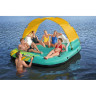Надувной матрас-остров BESTWAY SUNNY LOUNGE 300х275см с навесом, ручками и подстаканниками, до 450кг 43407 BW